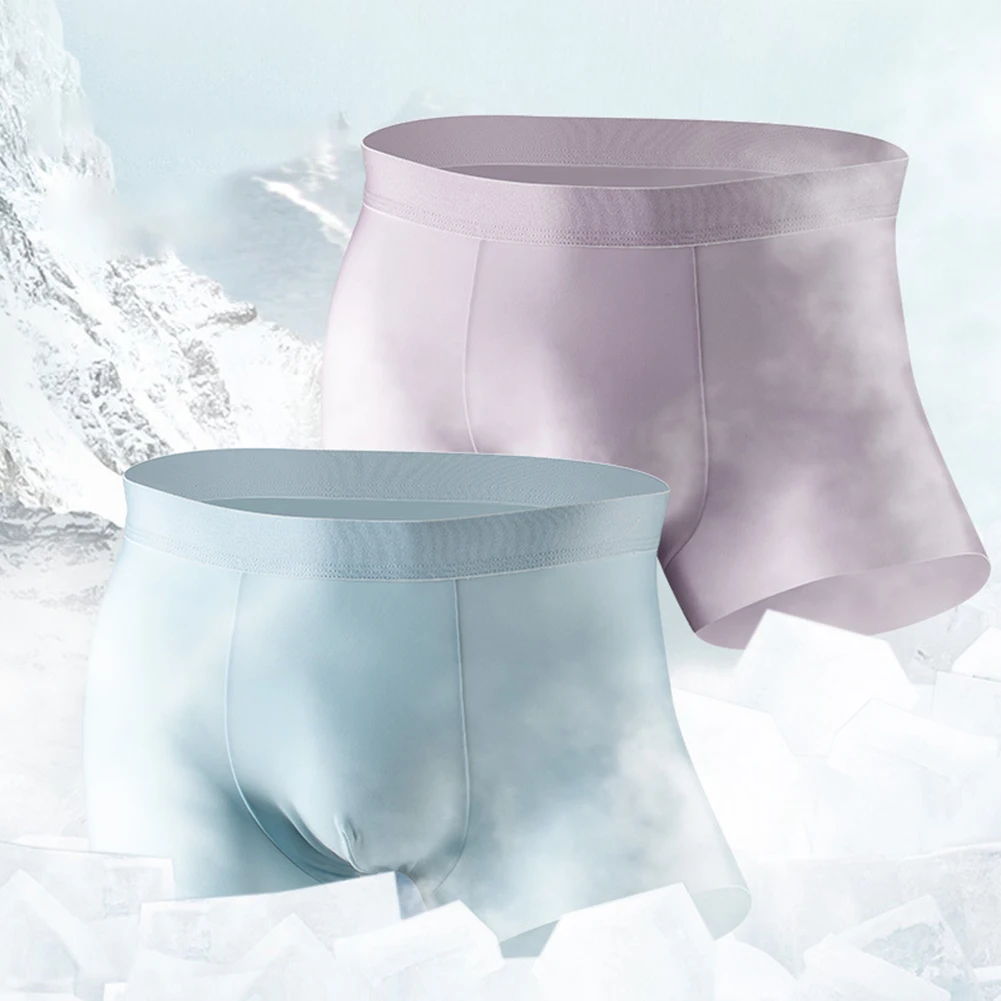 Sexy Boxershorts Men Ice Silk Seamless Boxer Briefs U Pouch Underwear Shorts Sleep Bottoms Trunks Underpants 2023
Sexy Boxershorts Men Ice Silk Seamless Boxer Briefs U Pouch Underwear Shorts Sleep Bottoms Trunks Underpants 2023