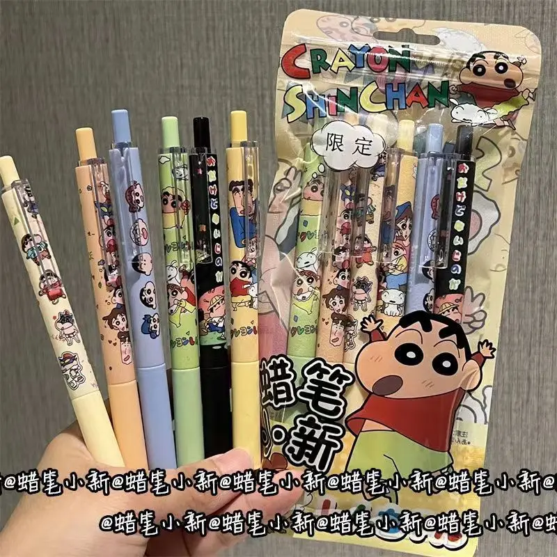Crayon Shin-Chan Cute Cartoon Press Neutral Pen Kawaii Black Pen Adorkable Student Stationery Tabletop Decoration Christmas Gift
Crayon Shin-Chan Cute Cartoon Press Neutral Pen Kawaii Black Pen Adorkable Student Stationery Tabletop Decoration Christmas Gift