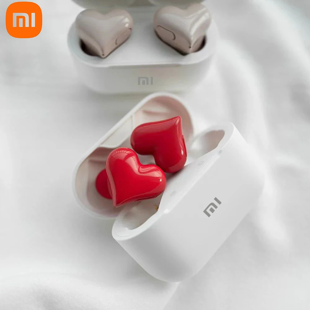 XIAOMI Heart Shaped Wireless Earbuds Bluetooth Headphones In-Ear Earphones Built-in Mic Waterproof Headsets Touch Control For TV
XIAOMI Heart Shaped Wireless Earbuds Bluetooth Headphones In-Ear Earphones Built-in Mic Waterproof Headsets Touch Control For TV