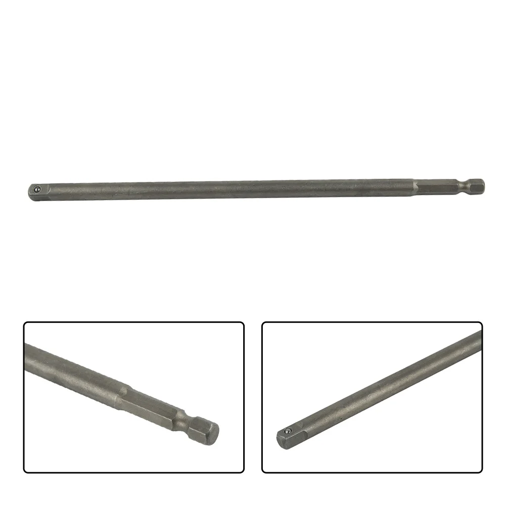 1 Pc Impact Socket Adapter 200mm Hex Shank To 1/4 3/8 1/2inch Head Extension Drill Bit Bar For Power Drill Tool Accessories
1 Pc Impact Socket Adapter 200mm Hex Shank To 1/4 3/8 1/2inch Head Extension Drill Bit Bar For Power Drill Tool Accessories