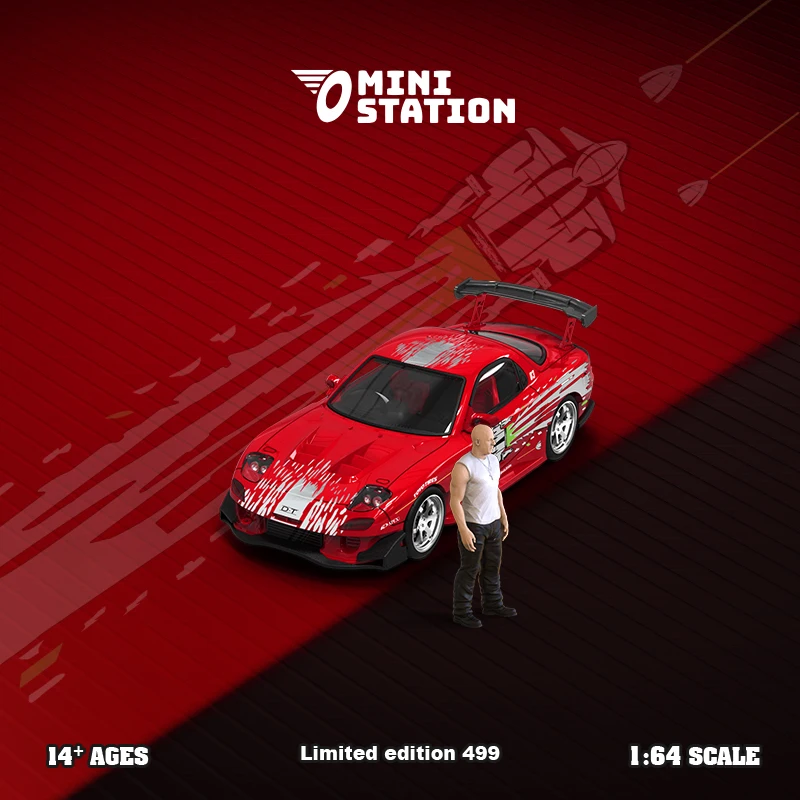 Миниатюрная станция в наличии 1:64 Dom'S RX7 F & F с фигуркой, Коллекционная модель литая под давлением автомобиля, миниатюрные игрушки для машинок
Миниатюрная станция в наличии 1:64 Dom'S RX7 F & F с фигуркой, Коллекционная модель литая под давлением автомобиля, миниатюрные игрушки для машинок