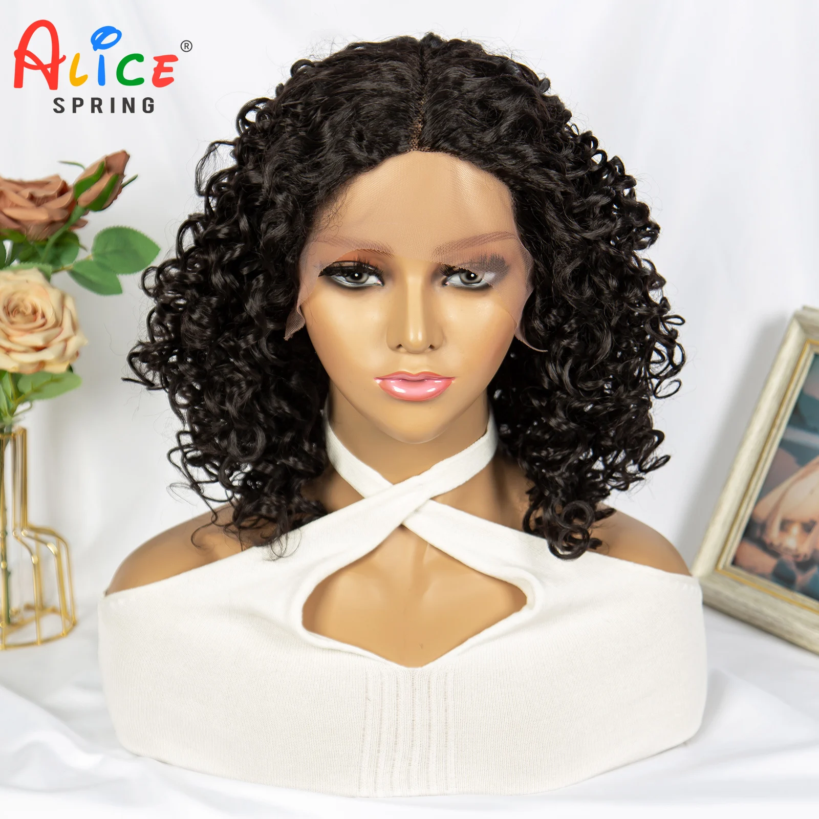 14 Inches 13x5x1 Transparent T Part Lace Front Wigs Short Curly Bob Wigs Heat Resistant Synthetic Fiber Hair Suitable For Women
14 Inches 13x5x1 Transparent T Part Lace Front Wigs Short Curly Bob Wigs Heat Resistant Synthetic Fiber Hair Suitable For Women