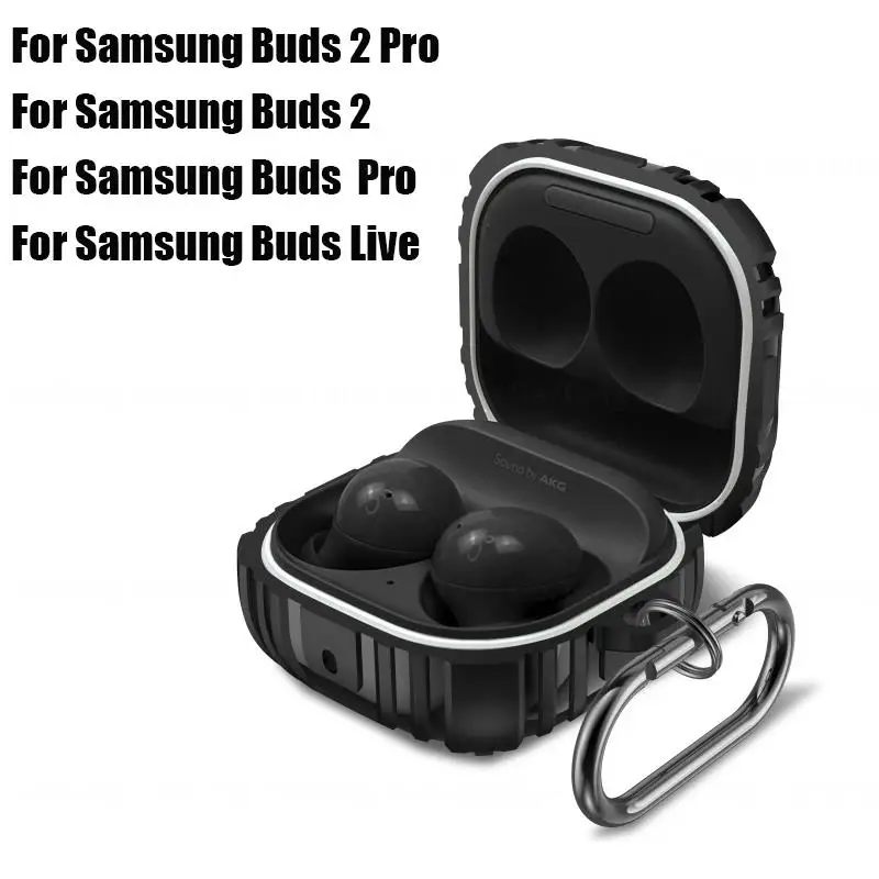 

Shockproof Case For Samsung Buds 2 Pro Buds Pro Buds Live buzz 2 Pro Soft TPU Cover For Galaxy Buds2 Pro Silicone Housing Sleeve