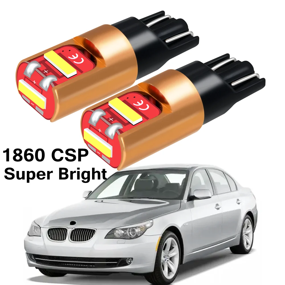 2Pcs T10 CSP LED Bulbs CANBUS W5W Super Bright Car Parking Light Auto Interior Lamp For VW Mercedes Audi A3 8P A4 6B BMW E60 E90
2Pcs T10 CSP LED Bulbs CANBUS W5W Super Bright Car Parking Light Auto Interior Lamp For VW Mercedes Audi A3 8P A4 6B BMW E60 E90