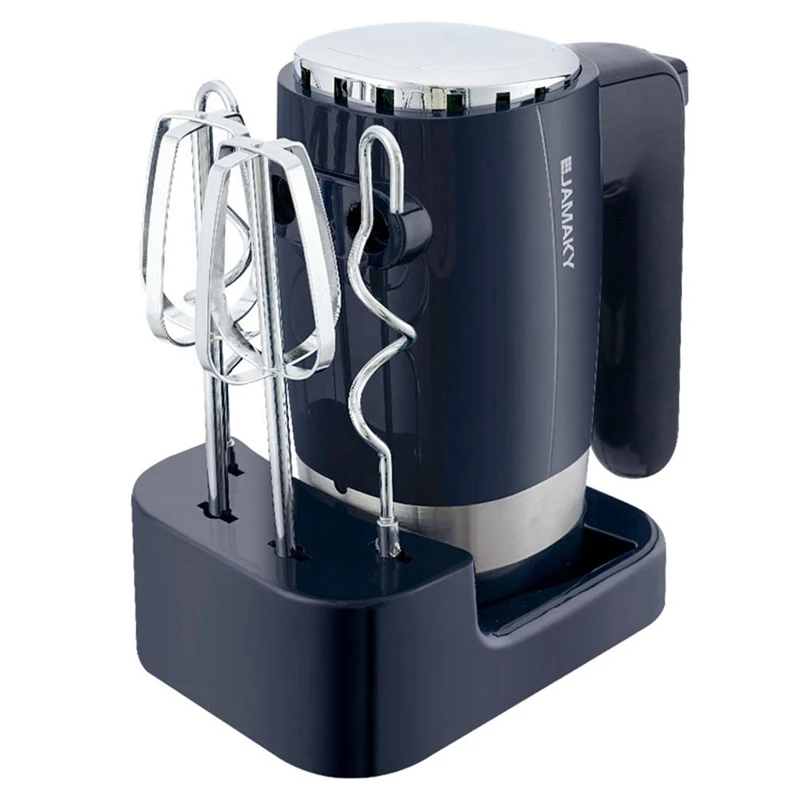 JAMARK Electric Hand Mixer Stainless Steel 600W With Storage Base Kitchen Food Mixers Baking, Easy To Use EU Plug
JAMARK Electric Hand Mixer Stainless Steel 600W With Storage Base Kitchen Food Mixers Baking, Easy To Use EU Plug