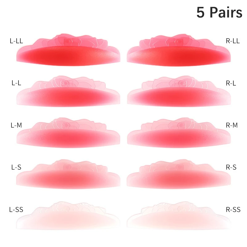 5 пар, аксессуары для завивки ресниц 
5 пар, аксессуары для завивки ресниц
