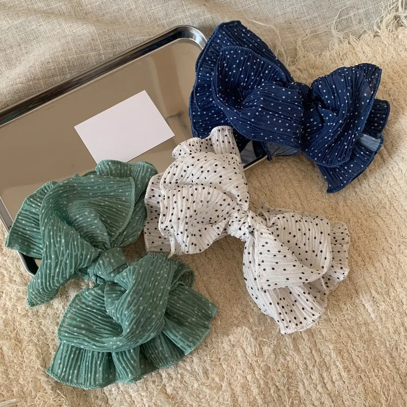 2024 New Colorful Dot Bow Barrettes Hairpins For Women Elegant Spring Clips Ribbon Headband Ponytail Hair Accessories Headdress
2024 New Colorful Dot Bow Barrettes Hairpins For Women Elegant Spring Clips Ribbon Headband Ponytail Hair Accessories Headdress