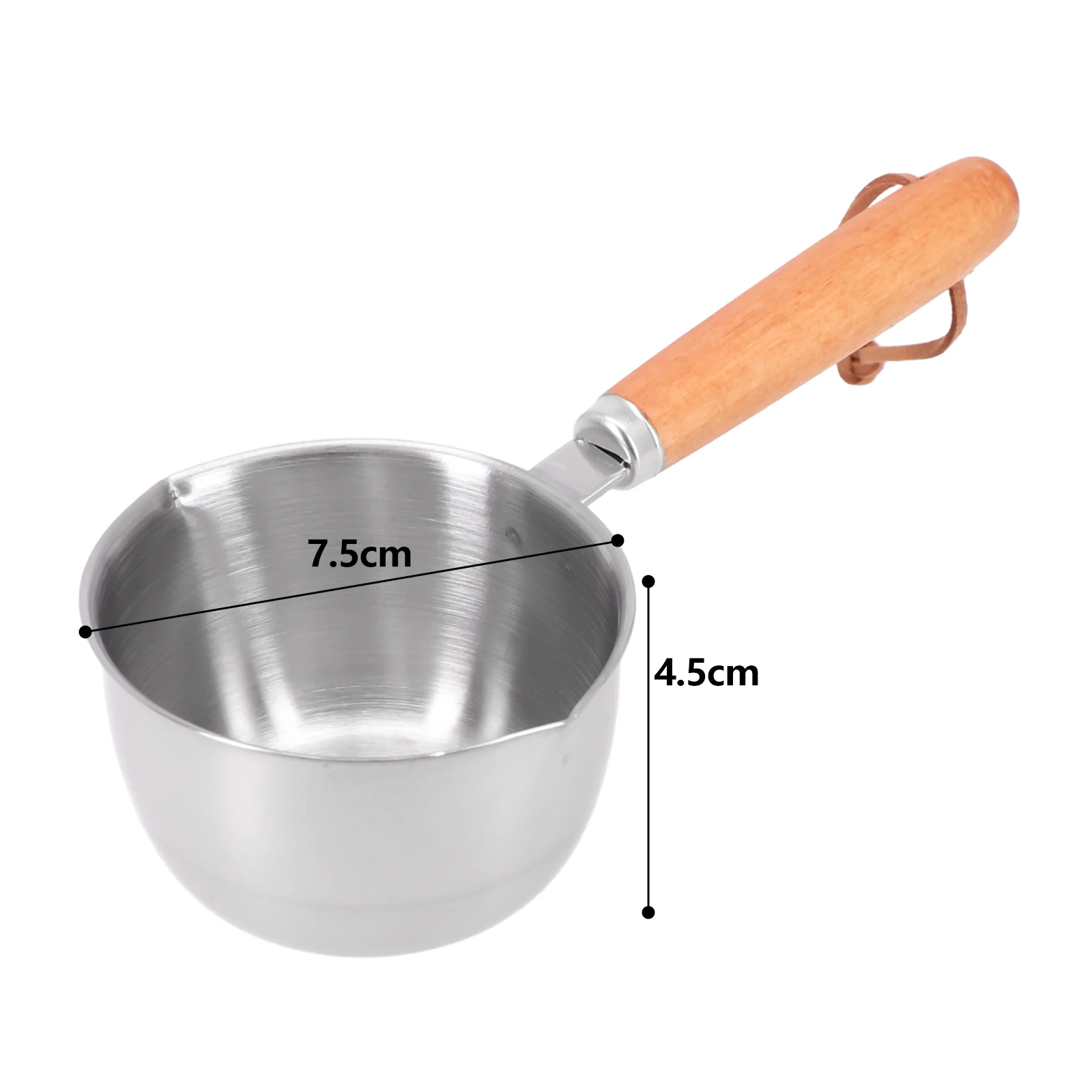Cooking Butter Melting Pot Stainless Steel Hot Oil Pan Suitable for Various Stoves Convenient Hanging Design for Storage
Cooking Butter Melting Pot Stainless Steel Hot Oil Pan Suitable for Various Stoves Convenient Hanging Design for Storage