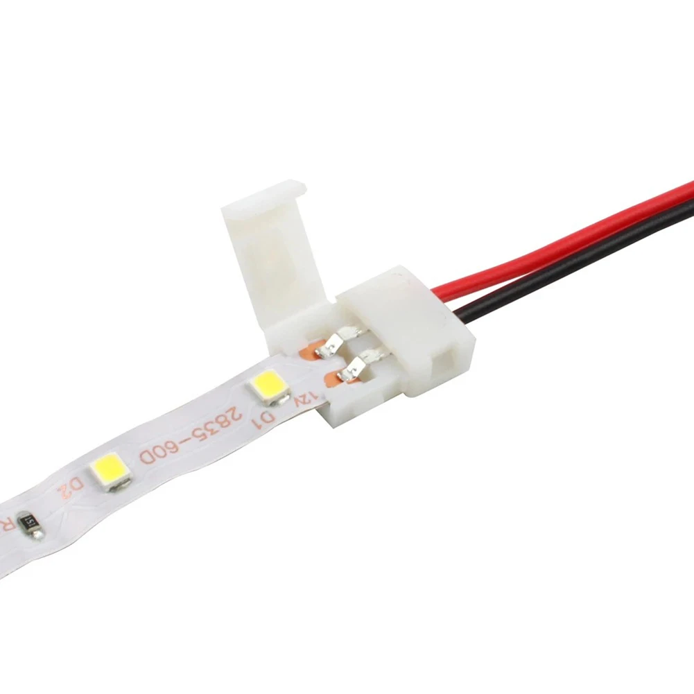 10X LED STRIP LIGHT CONNECTOR SMD 5050 5630 SINGLE 2 WIRE 10MM PCB BOARD ADAPTER Car Accessories High Quality Light Bar Cable
10X LED STRIP LIGHT CONNECTOR SMD 5050 5630 SINGLE 2 WIRE 10MM PCB BOARD ADAPTER Car Accessories High Quality Light Bar Cable