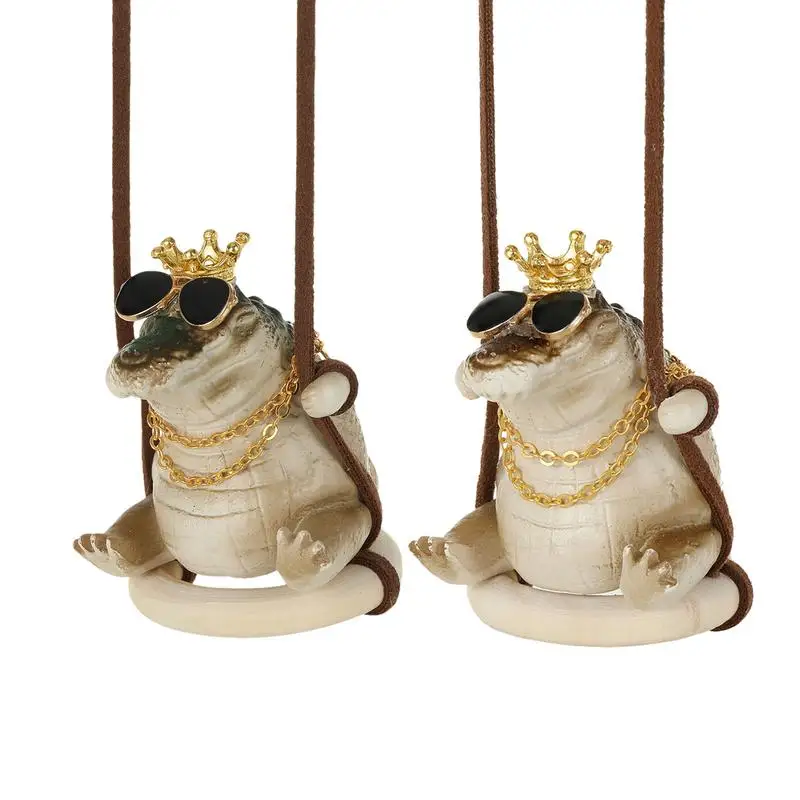Car Mirror Decor Swinging Crocodile Funny Hanging Ornament Cute Auto Interior Decoration Rearview Mirror Hanging accessories
Car Mirror Decor Swinging Crocodile Funny Hanging Ornament Cute Auto Interior Decoration Rearview Mirror Hanging accessories