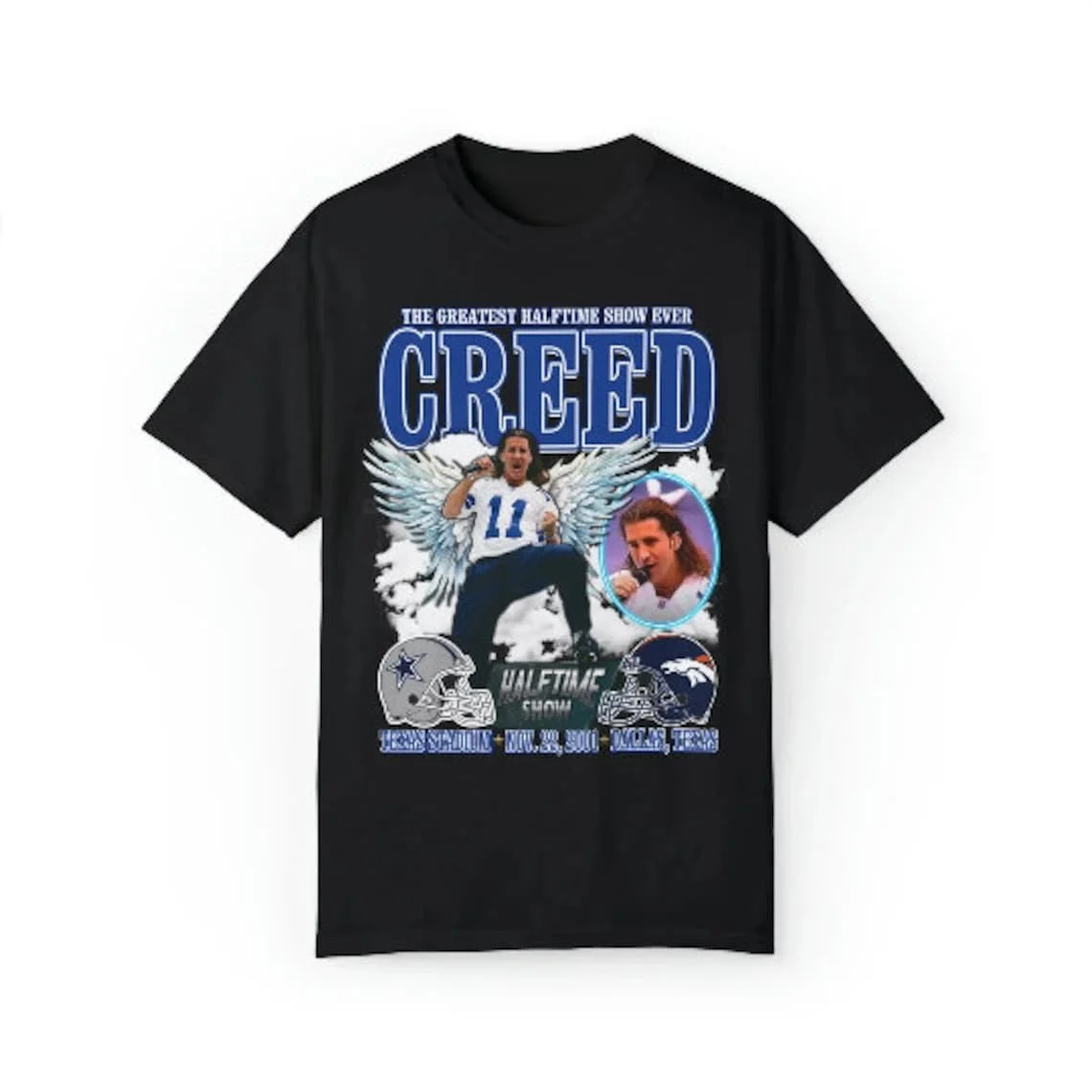 The Greatest Halftime Show Ever Creed shirt Combine Fun Printed Men's And Women's Short Sleeve T-shirts Tees
The Greatest Halftime Show Ever Creed shirt Combine Fun Printed Men's And Women's Short Sleeve T-shirts Tees