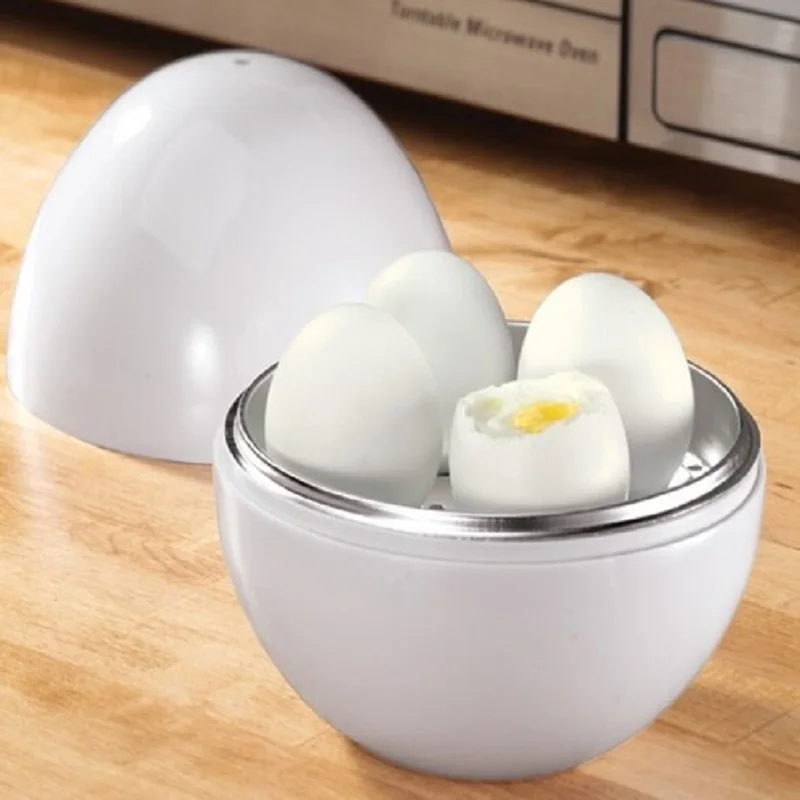 

Egg Steamer Boiler Cooker 4 Eggs Capacity Easy Quick 5 Minutes Microwave Hard Or Soft Boiled Kitchen Cooking Tools