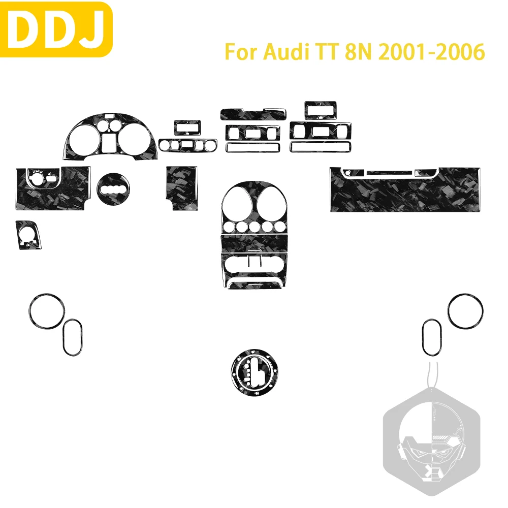 For Audi TT MK1 8N 2001-2006 Accessories Forged Carbon Fiber Car Interior Sticker Door Handle Steering Wheel CD Panel Decoration
For Audi TT MK1 8N 2001-2006 Accessories Forged Carbon Fiber Car Interior Sticker Door Handle Steering Wheel CD Panel Decoration