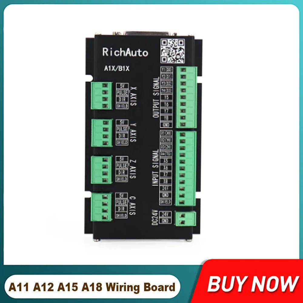 Original Richauto Dsp Dsp A11 A12 A15 A18 3-axis 4-axis Usb Controller Wiring Board For Router Control System 
Original Richauto Dsp Dsp A11 A12 A15 A18 3-axis 4-axis Usb Controller Wiring Board For Router Control System