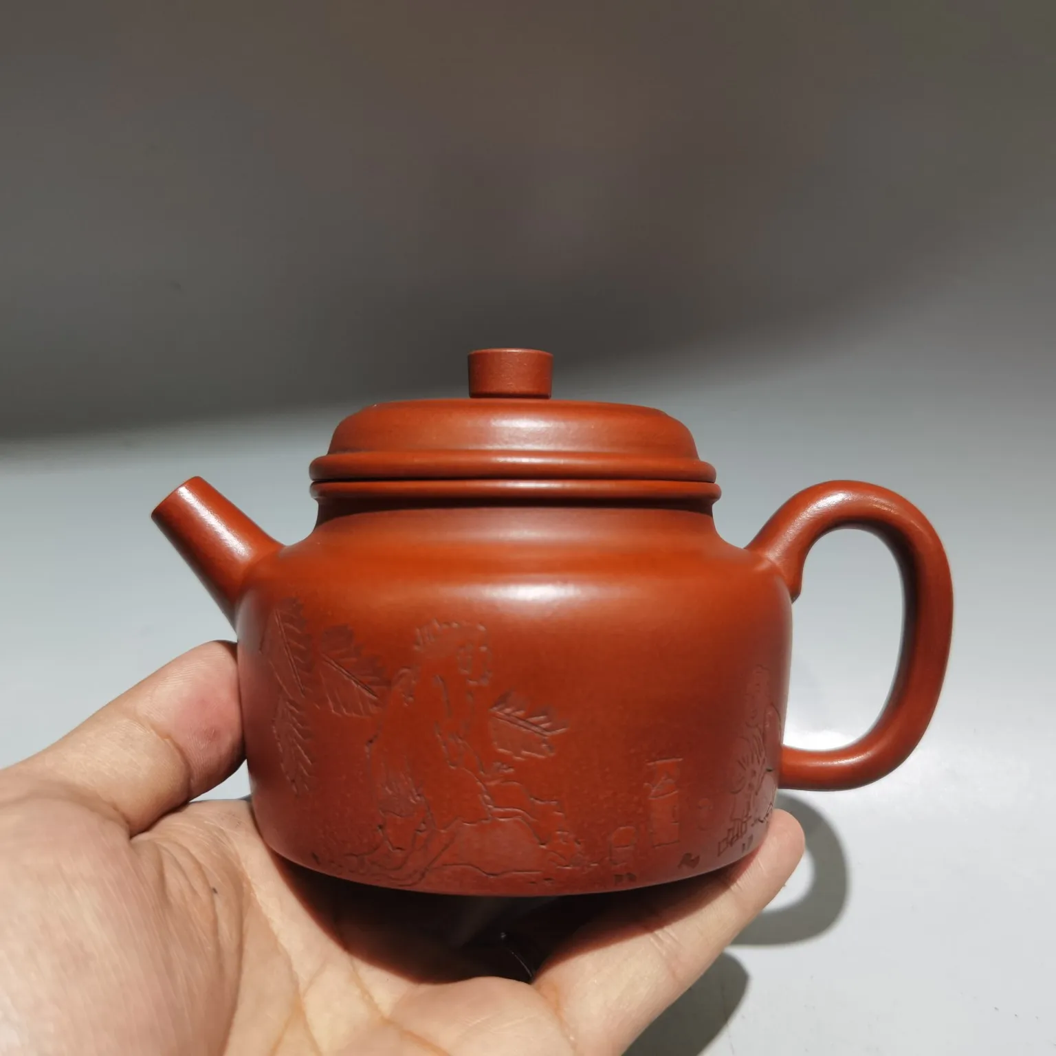 

The Purple Clay Teapot is Finely Crafted and Has A Beautiful Appearance Making It A Home Craft Worth Collecting and Decorating