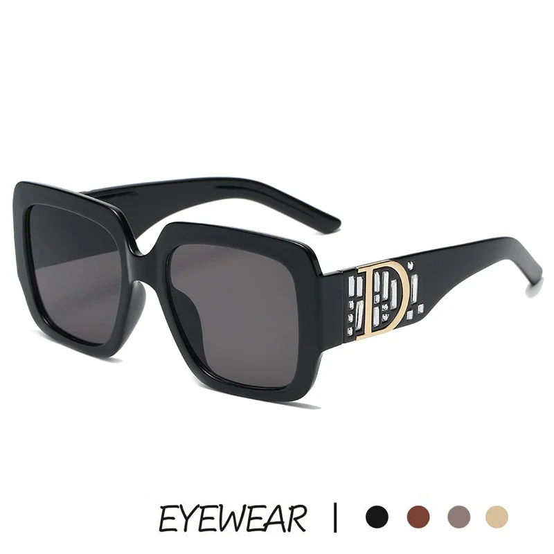 

Women's oversized sunglasses Diamond inlay luxurious Men's Sunglasses superior quality fashion designer UV400 Luxury wholesale