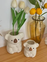 Lovely Koala Flowerpot Home Gardening Decoration Creative Animal Statue Meat Flowerpot Miniature Potting Desktop Potting Gift
Lovely Koala Flowerpot Home Gardening Decoration Creative Animal Statue Meat Flowerpot Miniature Potting Desktop Potting Gift