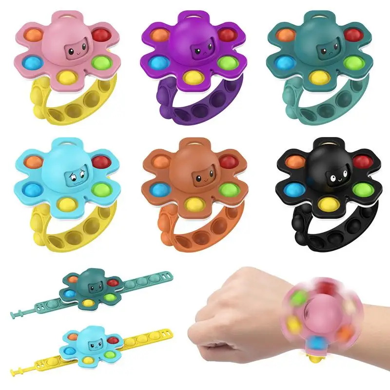 Octopus Spinning Pop Fidgets Spinners Figet Toy Anti Stress Pop Wristband Light Bracelet Kawaii Push Bubble Kids Christmas Gift
Octopus Spinning Pop Fidgets Spinners Figet Toy Anti Stress Pop Wristband Light Bracelet Kawaii Push Bubble Kids Christmas Gift