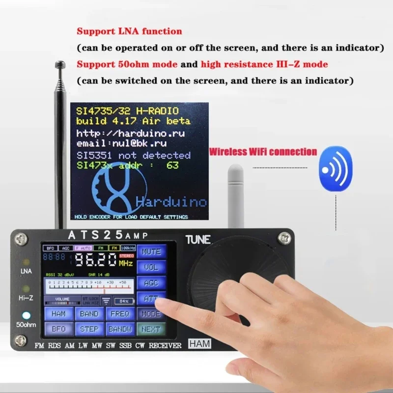 Официальный код 4,17, фотосессия Si4732, Полнодиапазонный радиоприемник FM RDS AM LW MW SW SSB ATS25-AMP ATS25AMP
Официальный код 4,17, фотосессия Si4732, Полнодиапазонный радиоприемник FM RDS AM LW MW SW SSB ATS25-AMP ATS25AMP