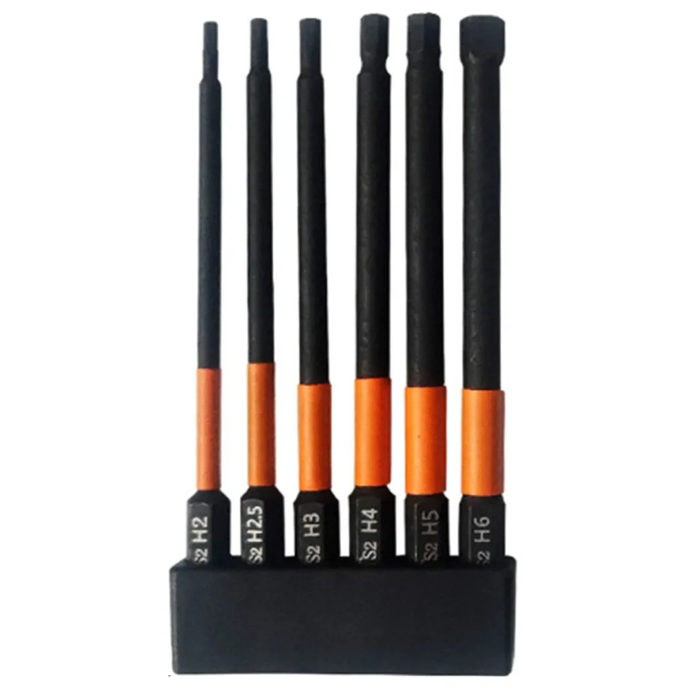 Magnetic Screwdriver Bit Set with Holder 6 Pcs of 100mm Length Suitable for Toy Repair and Appliance Disassembly
Magnetic Screwdriver Bit Set with Holder 6 Pcs of 100mm Length Suitable for Toy Repair and Appliance Disassembly
