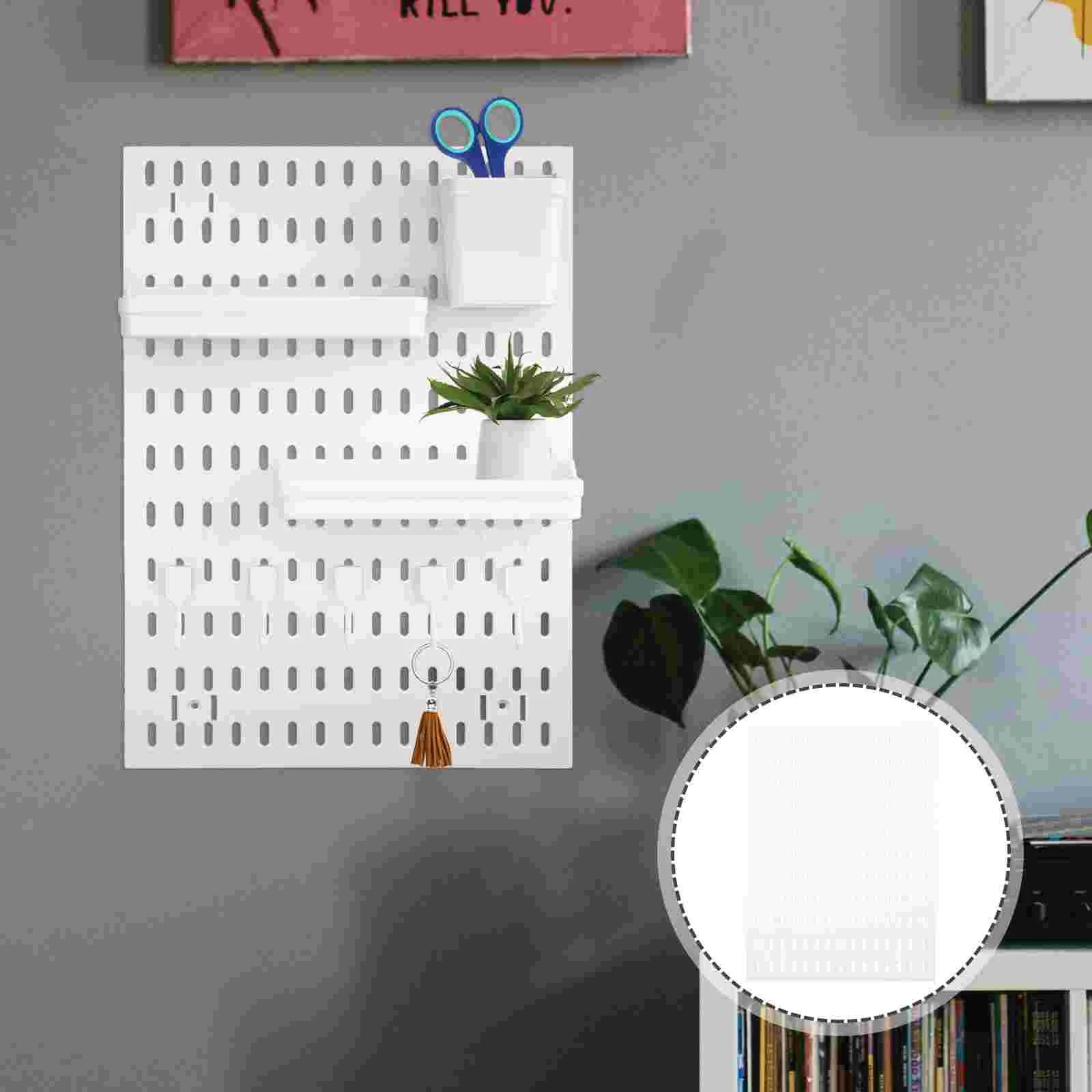 Wall Mounted Pegboard DIY Storage Holder Peg Board Wall Organizer Tool Storage Panel Board Rack
Wall Mounted Pegboard DIY Storage Holder Peg Board Wall Organizer Tool Storage Panel Board Rack