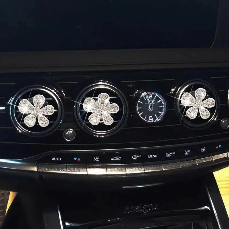 Cute Rhinestone Flower Aromatherapy Car Air Outlet Decoration Perfume Clip Air Freshener Colorful Flora Decor Auto Accessories
Cute Rhinestone Flower Aromatherapy Car Air Outlet Decoration Perfume Clip Air Freshener Colorful Flora Decor Auto Accessories