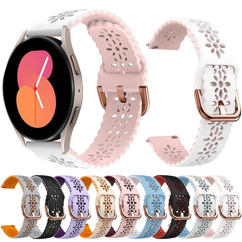 20mm Silicone Strap For Samsung Galaxy Watch 4/5 40 44mm Bracelet For Galaxy Watch4 Classic 42mm46mm band/watch 5 pro 45mm strap
20mm Silicone Strap For Samsung Galaxy Watch 4/5 40 44mm Bracelet For Galaxy Watch4 Classic 42mm46mm band/watch 5 pro 45mm strap