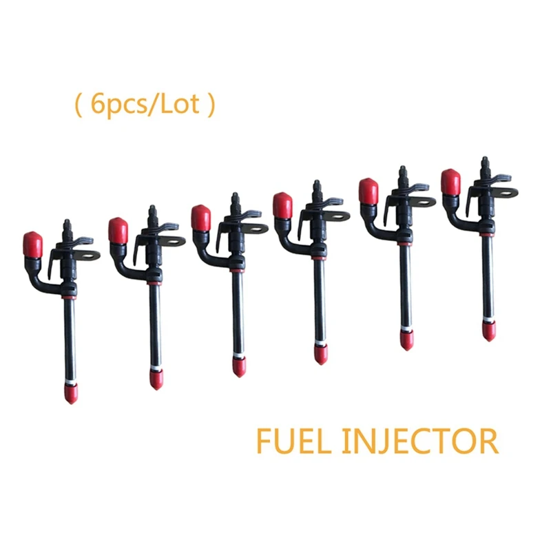 

6Pcs Fuel Injector Pencil Nozzle RE44508 29279 RE48786 For John Deere Tractor 5303 Engine 6068 6.8L Diesel Parts