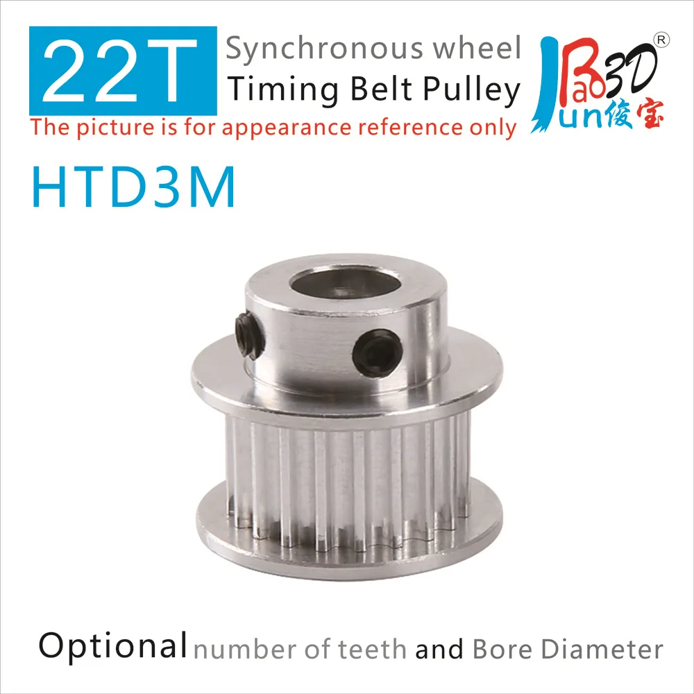 BF Type HTD3M 22Teeth Small Boss Timing Belt Pulley Inner Bore 5 6 6.35 8 10MM 3M 22T Synchronous Wheel 3D Printer CNC Parts
BF Type HTD3M 22Teeth Small Boss Timing Belt Pulley Inner Bore 5 6 6.35 8 10MM 3M 22T Synchronous Wheel 3D Printer CNC Parts