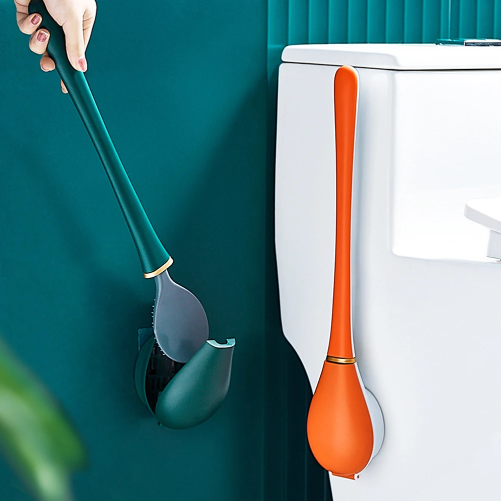 Flexible Toilet Brush Silicone Toilet Brush And Container Quick Cleaning Toilet Bathroom Wall Mounted Cleaning WC Broom
Flexible Toilet Brush Silicone Toilet Brush And Container Quick Cleaning Toilet Bathroom Wall Mounted Cleaning WC Broom