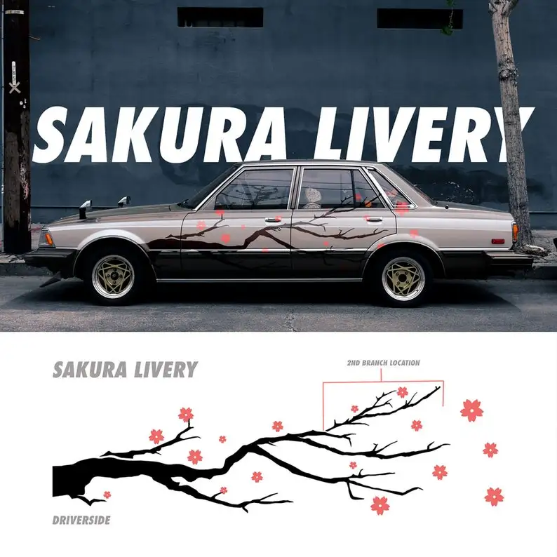 Sakura Large Die-cut Livery Sticker Pack JDM Tuner Car Vinyl Drift Decal Sticker For Car Truck Window Laptop Die Cut Decorate
Sakura Large Die-cut Livery Sticker Pack JDM Tuner Car Vinyl Drift Decal Sticker For Car Truck Window Laptop Die Cut Decorate