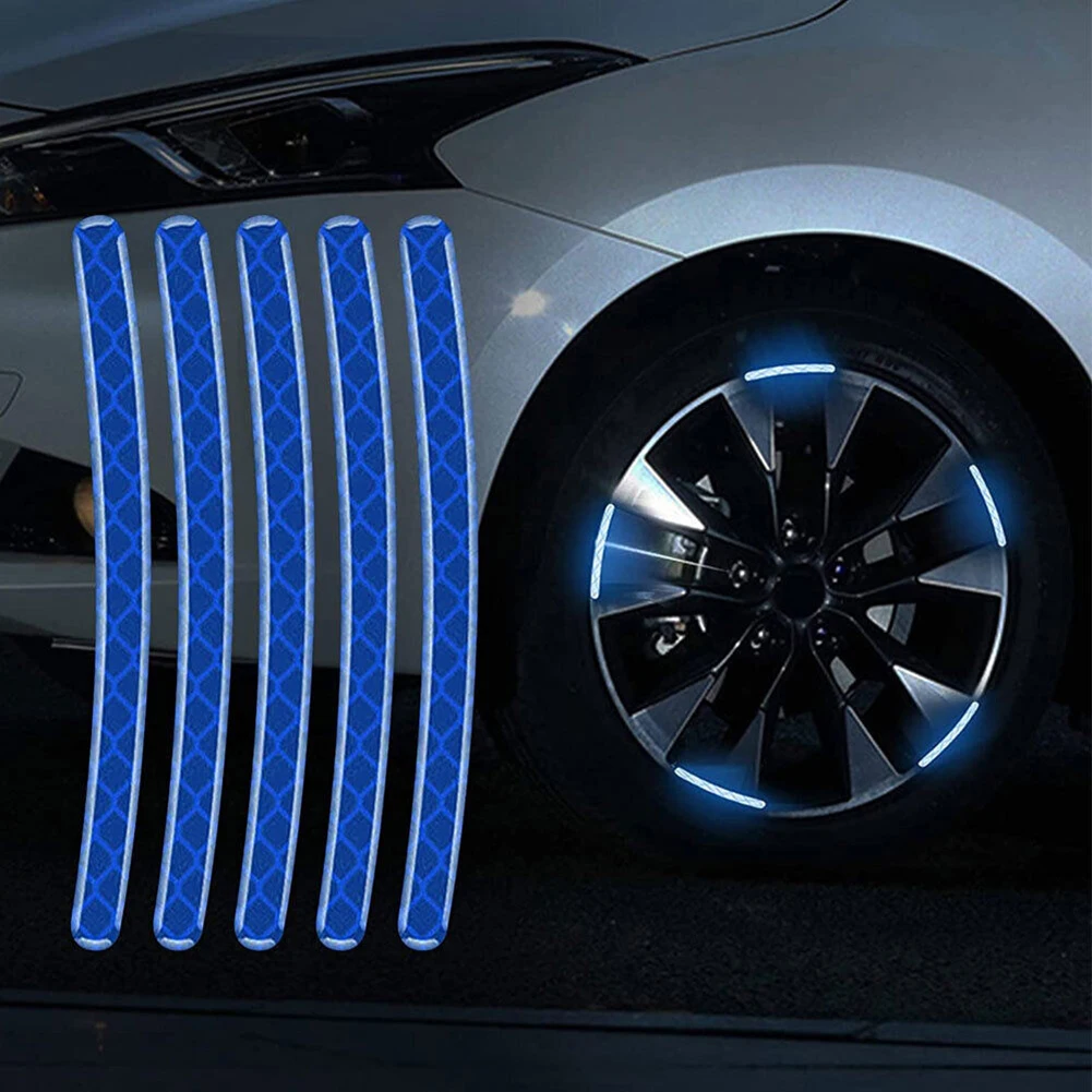 20pcs 0.7*9cm Reflective Strip Stickers Wheel Hub Rim Stripe Tape Decal Red/ Blue Car Exterior Accessories For Motorcycles/ Cars
20pcs 0.7*9cm Reflective Strip Stickers Wheel Hub Rim Stripe Tape Decal Red/ Blue Car Exterior Accessories For Motorcycles/ Cars