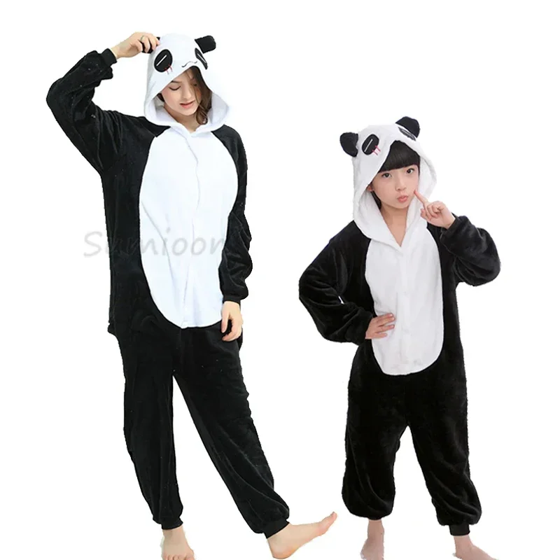 

Children Pyjamas Unicorn Pajamas Animal Kigurumi Panda Costume Cartoon Anime Halloween Clothes for Kids Boy Winter Warm Onesies