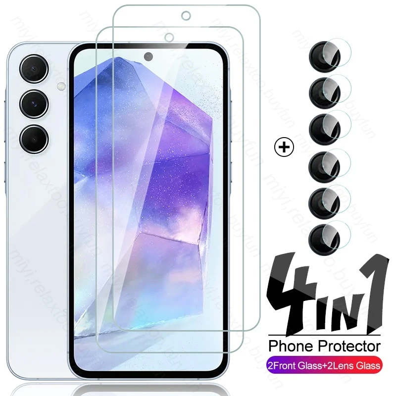 4In1 Protective Glasses On For Samsung A55 5G Tempered Glass Sansung Samsang Galaxy A 55 35 25 15 A55 A35 A25 A15 A05s Safe Glas
4In1 Protective Glasses On For Samsung A55 5G Tempered Glass Sansung Samsang Galaxy A 55 35 25 15 A55 A35 A25 A15 A05s Safe Glas