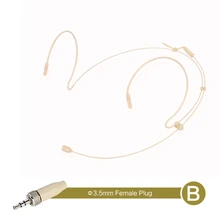 Double Earhook Headset Mic Headworn Microphone For Sennheiser For Shure Wireless Mic Cover Omnidirectional Musical Microphone
Double Earhook Headset Mic Headworn Microphone For Sennheiser For Shure Wireless Mic Cover Omnidirectional Musical Microphone