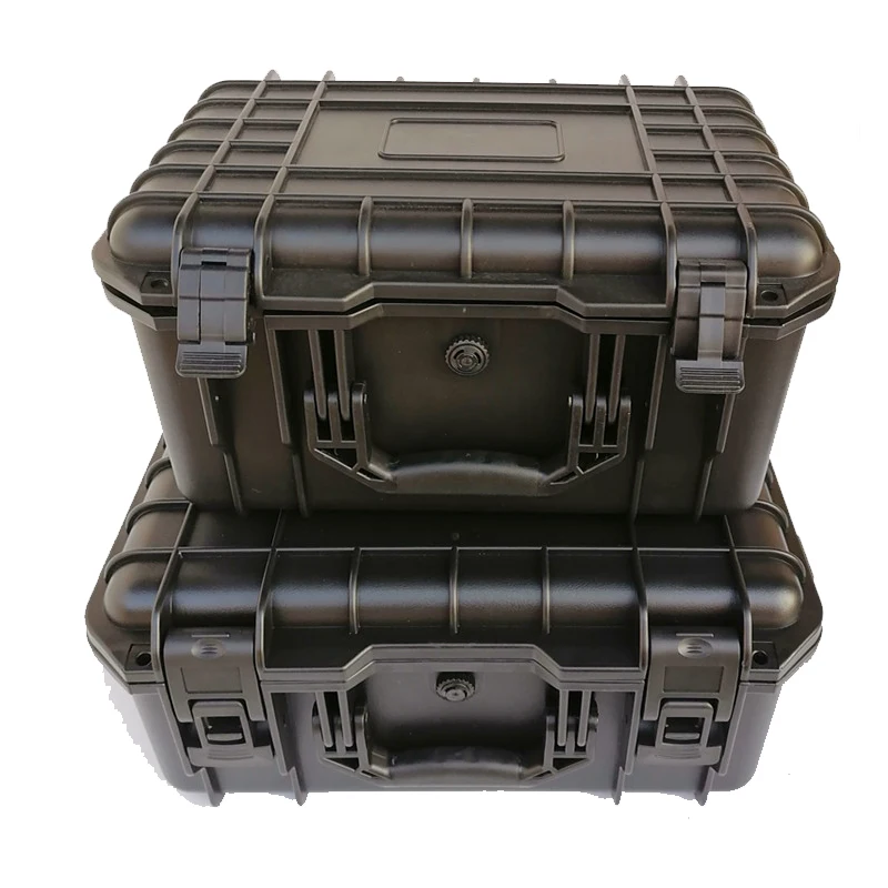 

Герметичный ящик для инструментов из АБС-пластика, жесткий Безопасный инструмент для переноски, водонепроницаемый ящик для инструментов, противоударный жесткий ящик для инструментов с губкой