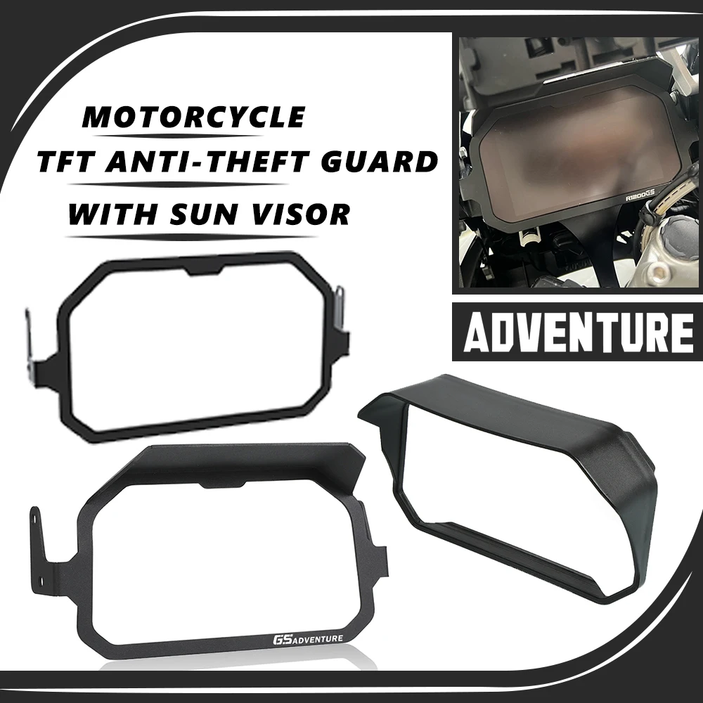 

Motorcycle For BMW R1250GS R1200GS LC Adventure TFT Anti theft screen protector cover Sun Visor Fit GS 1200 1250 R1200 R1250 GS