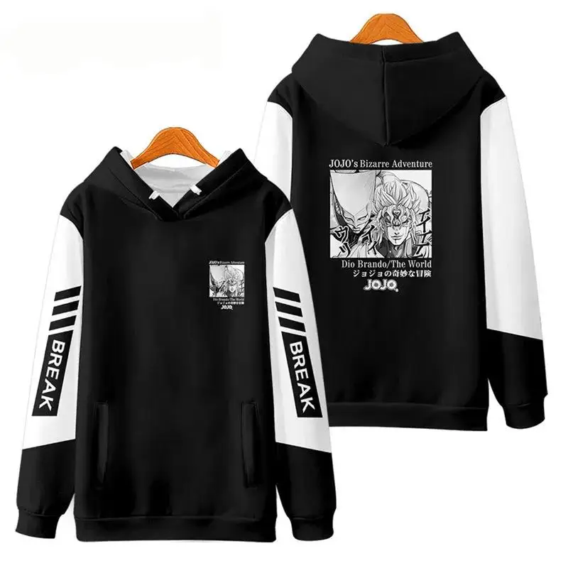 New JOJO Bizarre Adventure Unisex Hoodies Autumn Kids Comic Hooded Men Streetwear Casual Hip Hop New Boys Black Sweatshirts Tops
New JOJO Bizarre Adventure Unisex Hoodies Autumn Kids Comic Hooded Men Streetwear Casual Hip Hop New Boys Black Sweatshirts Tops