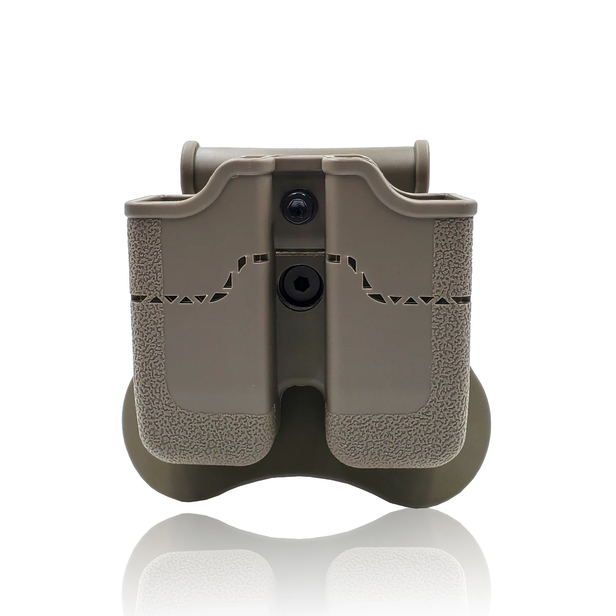 

Amomax Double Magazine Pouch | Fits Beretta 92, Sig P226 P320,CZ P09 | Toyko Marui WE KJW KAS KWA M9 mags; CO2 Mags