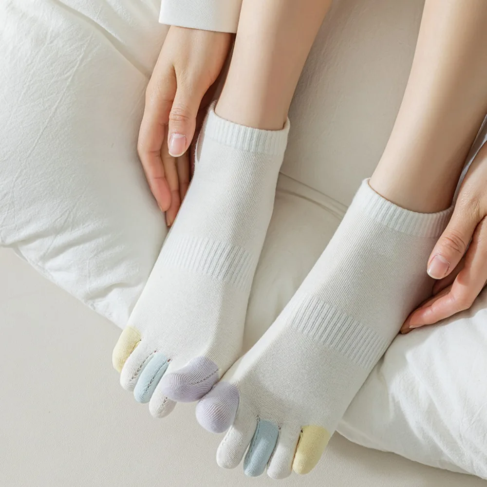 Casual Lovely Summer Cotton Invisible Cute Patchwork Color Boat Socks Female Socks Five Finger Socks Hosiery
Casual Lovely Summer Cotton Invisible Cute Patchwork Color Boat Socks Female Socks Five Finger Socks Hosiery