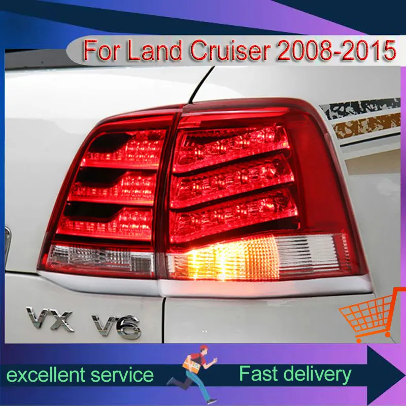 Taillight For Toyota Land Cruiser 2008-2015 LC200 FJ200 Refit Rear Lamp With Halogen Turn Signal Brake Light Automobile Assembly
Taillight For Toyota Land Cruiser 2008-2015 LC200 FJ200 Refit Rear Lamp With Halogen Turn Signal Brake Light Automobile Assembly