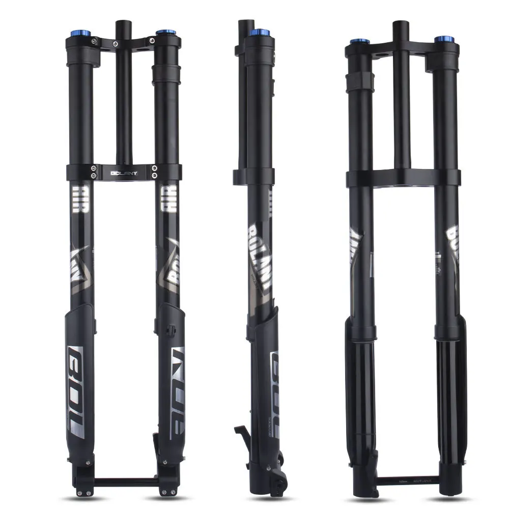 Mountain bike front fork, shock absorber air fork, double shoulder inverted fork, 26-29 inches, 15 * 110 barrel axle
Mountain bike front fork, shock absorber air fork, double shoulder inverted fork, 26-29 inches, 15 * 110 barrel axle