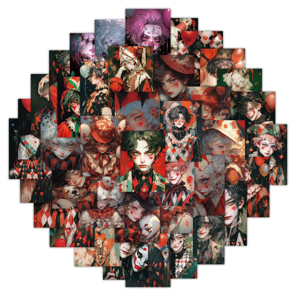 60 new retro clown stickers , cartoon waterproof stickers, decorative stickers, can be repeatedly pasted, beautiful design.
60 new retro clown stickers , cartoon waterproof stickers, decorative stickers, can be repeatedly pasted, beautiful design.