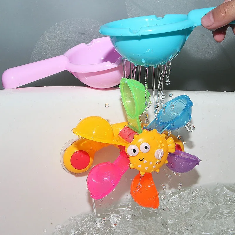 Octopus Baby Bath Toys Children's Bathing Turn Joy Playing Water Windmill with Spoon Water Spray Play Set Shower Sprinkler Toys
Octopus Baby Bath Toys Children's Bathing Turn Joy Playing Water Windmill with Spoon Water Spray Play Set Shower Sprinkler Toys