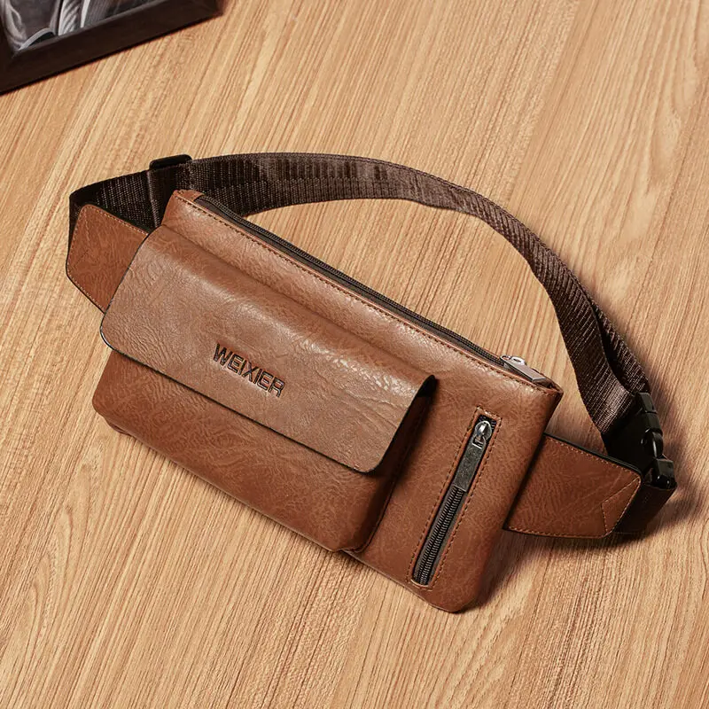 【Vintage Design】WEIXIER Brand Men's Vintage Belt Bags Waist Multi-Functional Leisure Sports Shoulder Bag Youth Chest Male
【Vintage Design】WEIXIER Brand Men's Vintage Belt Bags Waist Multi-Functional Leisure Sports Shoulder Bag Youth Chest Male