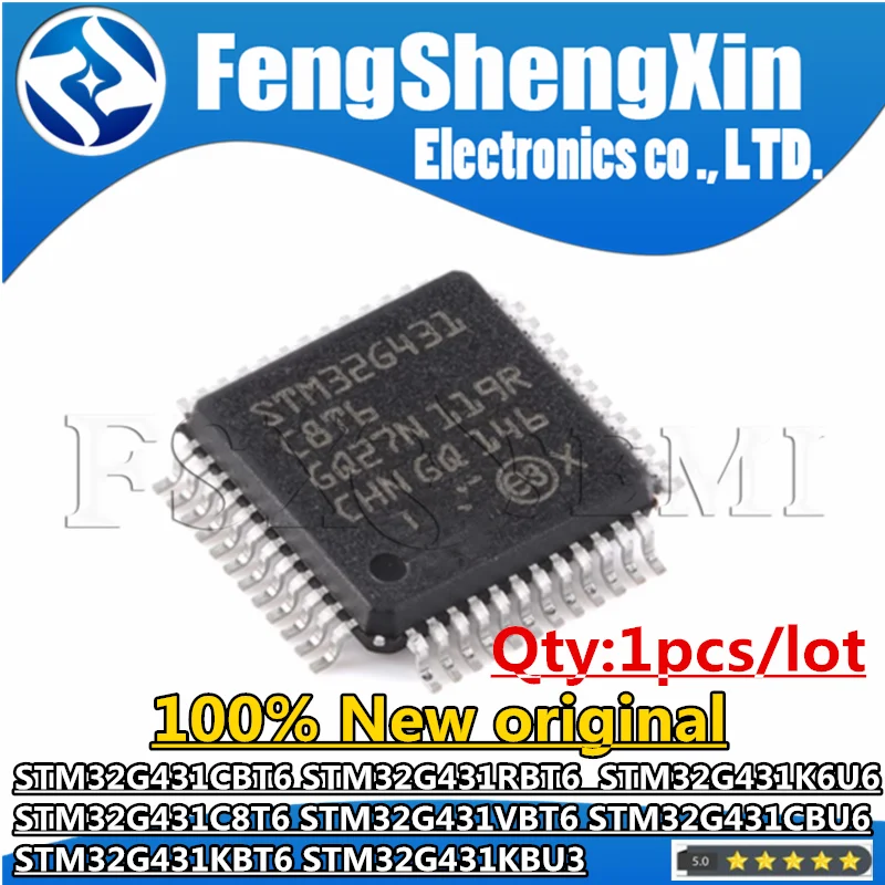 1pcs 100% New STM32G431CBT6 STM32G431RBT6 STM32G431K6U6 STM32G431C8T6 STM32G431VBT6 STM32G431CBU6 STM32G431KBT6 STM32G431KBU3
1pcs 100% New STM32G431CBT6 STM32G431RBT6 STM32G431K6U6 STM32G431C8T6 STM32G431VBT6 STM32G431CBU6 STM32G431KBT6 STM32G431KBU3