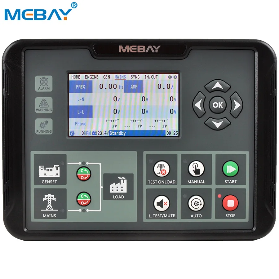 Mebay DC102D Synchronising & Load Sharing Generator Controller Parallel Control Module Replace DSE8620
Mebay DC102D Synchronising & Load Sharing Generator Controller Parallel Control Module Replace DSE8620