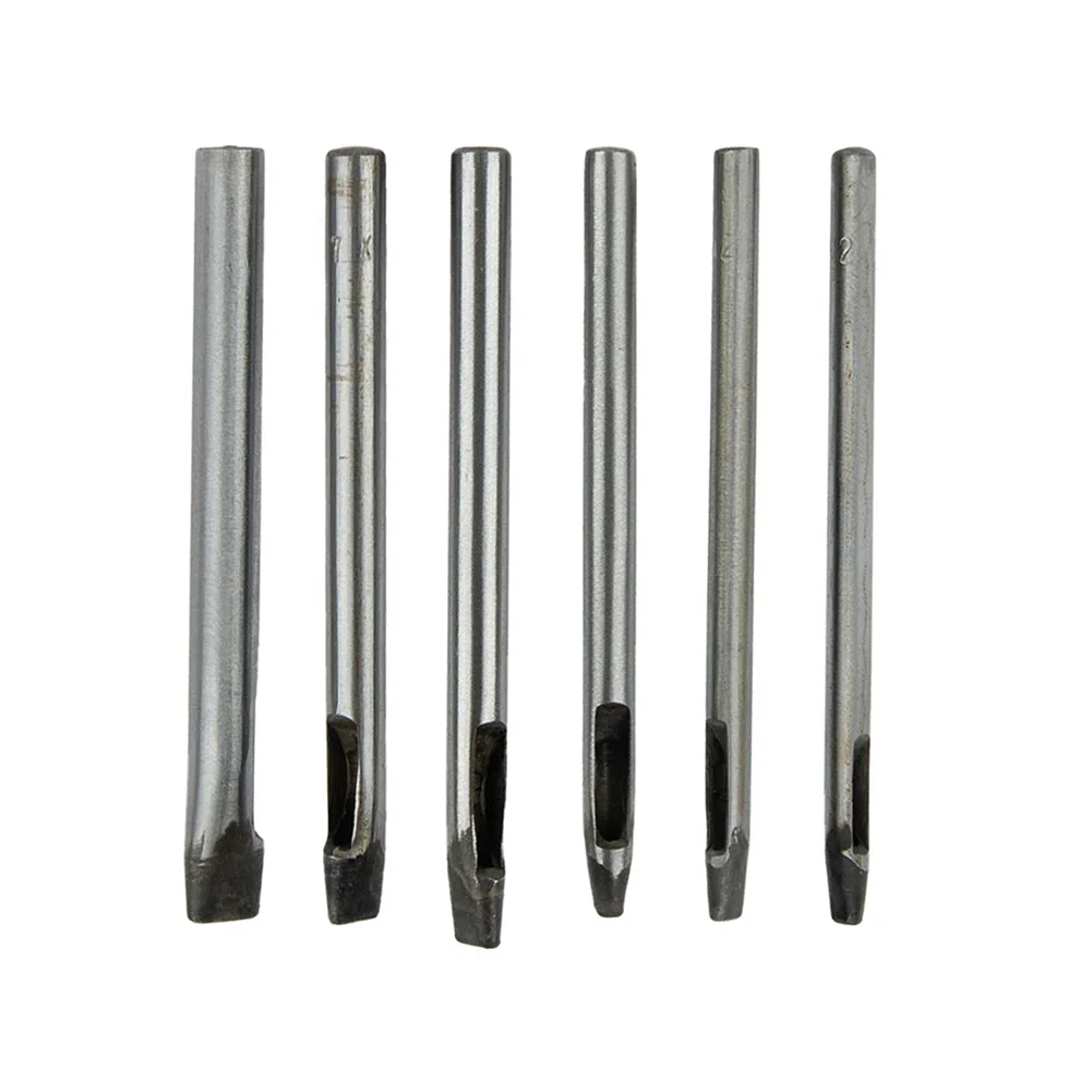 6Pcs Set Oval Shape Hole Punch Belt Watch Bands Hollow Punch Leather DIY Tool 2mm*3mm-8mm For Gaskets Leather Plastic Rubber
6Pcs Set Oval Shape Hole Punch Belt Watch Bands Hollow Punch Leather DIY Tool 2mm*3mm-8mm For Gaskets Leather Plastic Rubber