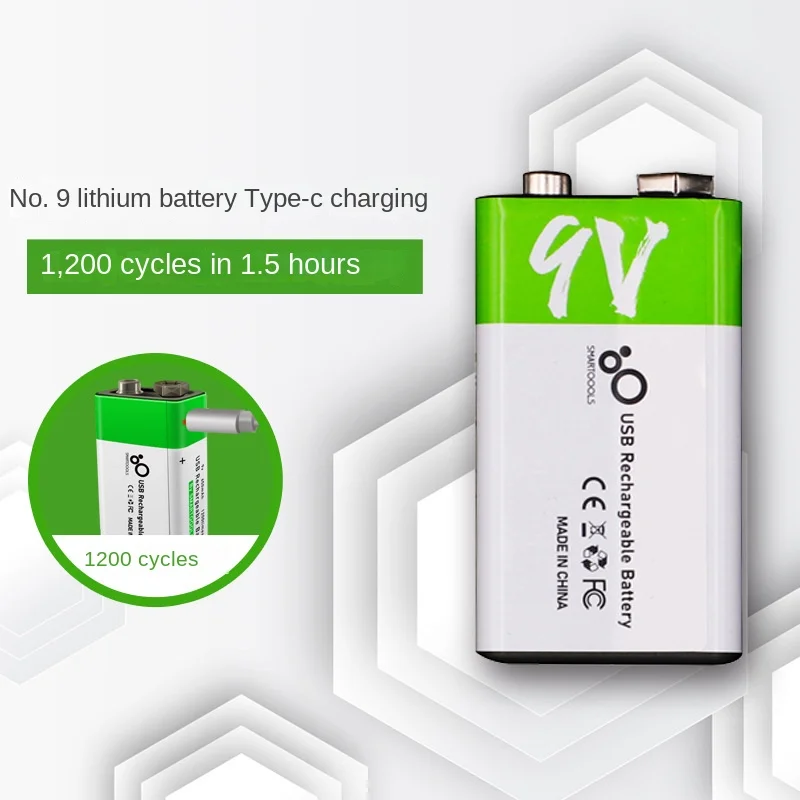 9vUSB charging multimeter walkie talkie lithium battery 9V 6F22 microphone microphone square guitar battery block
9vUSB charging multimeter walkie talkie lithium battery 9V 6F22 microphone microphone square guitar battery block