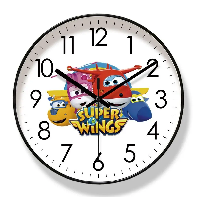 Круглые Мультяшные кварцевые домашние часы Super Wings, бесшумные универсальные модные настенные часы для раннего развития в детской спальне
Круглые Мультяшные кварцевые домашние часы Super Wings, бесшумные универсальные модные настенные часы для раннего развития в детской спальне